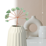 Ramurica Creativa DIY cu Pietre Naturale de Aventurin Verde (9 Pietricele)