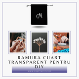 Ramurica DIY din Pietre Naturale Cuart Transparent (9 Pietricele)