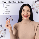Ramurica Creativa DIY cu Pietre Naturale Fluorit (9 Pietricele)