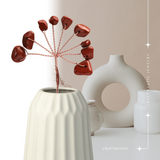Ramurica Creativa DIY cu Pietre Naturale Jasp Rosu (9 Pietricele)