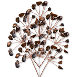 Ramurica Decorativa DIY cu Pietre Naturale Ochi de Tigru (9 Pietricele)