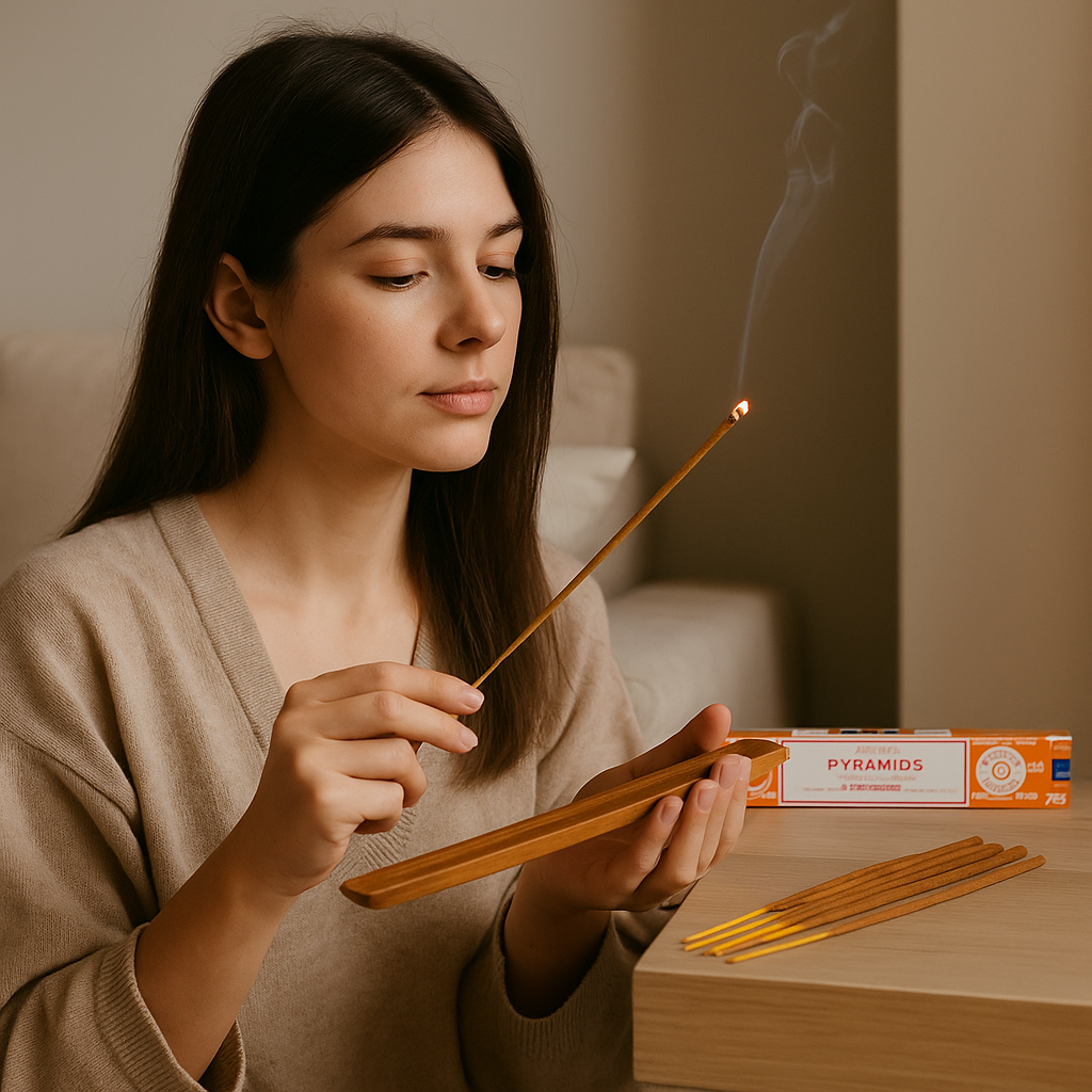 Satya Incense Sticks Pyramid 15g - betisoare parfumate