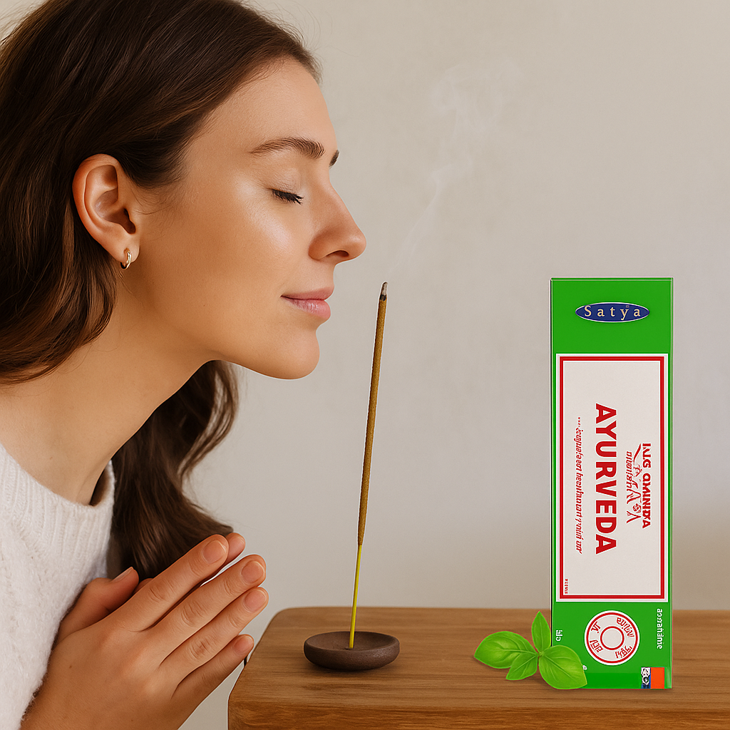 Satya Incense Sticks Ayurveda 15g - betisoare parfumate