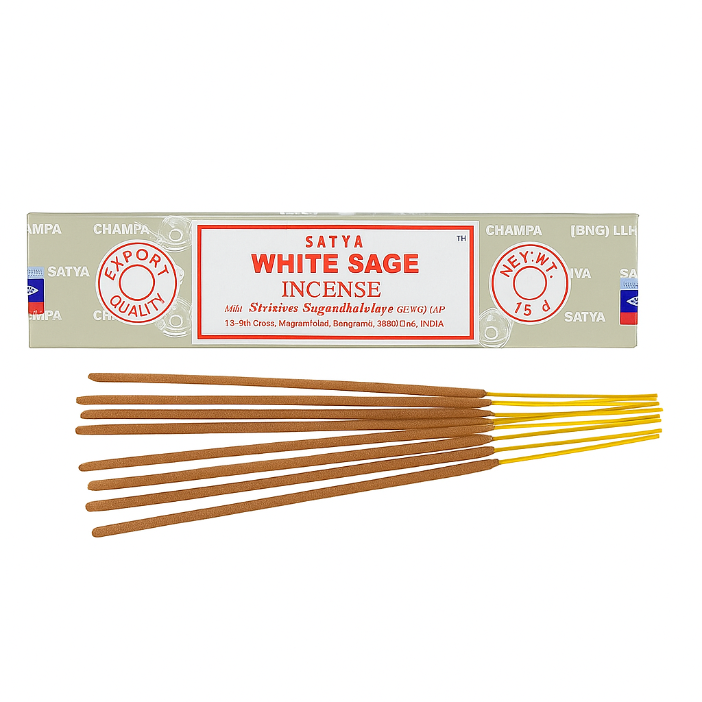 Satya Incense Sticks White Sage 15g – betisoare parfumate