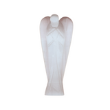 Inger de 80mm Sculptat Manual din Piatra Naturala de Selenit