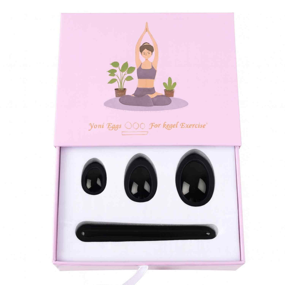 Set Cristale Yoni din Obsidian Negru – Vindecare Feminin Sacra si Eliberare Energetica