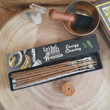 Betisoare parfumate Tribal Soul Energy Clearing + suport ceramic – purificare energetica si pregatire pentru meditatie
