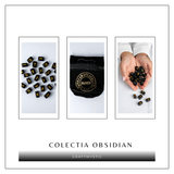 Set Rune din Obsidian Natural - Protectie, Claritate si Putere Interioara