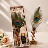 Set Stilou cu Penita si Pana in Cutie Cadou – Eleganta Vintage si Inspiratie Creativa