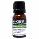 Ulei esential organic Lemongrass 10 ml – revigorant pentru difuzor si masaj diluat
