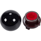 Sfera pudra obsidian negru 80 mm , minge de cristal decorativa, cu suport de lemn - Pentru decor, meditatie, vindecare