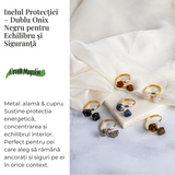 Inelul protectiei - Dublu Onix negru pentru echilibru si siguranta