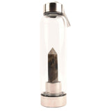 Sticla de apa cu varf de cristal Labradorit – Perfect pentru meditatie - Cadouri speciale pentru femei barbati prieteni