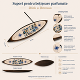 Suport Betisoare Parfumate Arborele Protectiei din Lemn de Mango – Armonie si Echilibru
