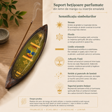 Suport Betisoare Parfumate Arborele Vietii in Forma de Barcuta – Armonie si Relaxare