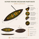 Suport Betisoare Parfumate Arborele Vietii in Forma de Barcuta – Armonie si Relaxare
