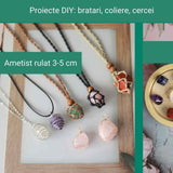 Piatra naturala de Ametist polisata (rulata) 4-5 cm Ideala pentru Reiki si Vindecare Energetica