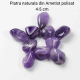 Piatra naturala de Ametist polisata (rulata) 4-5 cm Ideala pentru Reiki si Vindecare Energetica