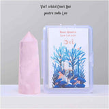 Varf de Cristal 6 cm pentru cele 12 zodii - Pietre semipretioase specifice zodiei Berbec- Un cadou deosebit